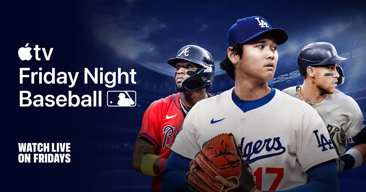تصویر مرتبط با خبر: Apple and Major League Baseball announce July “Friday Night Baseball” schedule